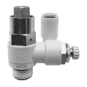 Flow Control with Pilot Check Valve (GEP Series)